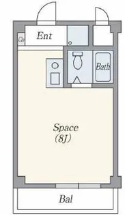 アクセルⅢ【202号室】の間取り