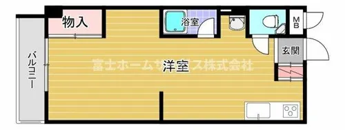 アビコエイトビル【607号室】の間取り