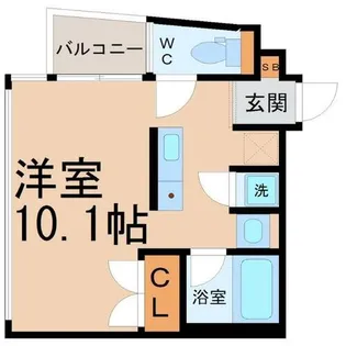 愛知県名古屋市中区新栄3丁目【マンション】の間取り