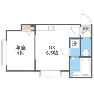 ライラックコート【203号室】の間取り
