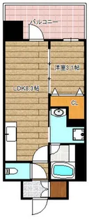 VIVRE高槻【12階】の間取り