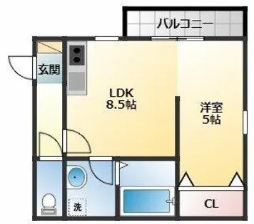 sumisei照ヶ丘【3階】の間取り