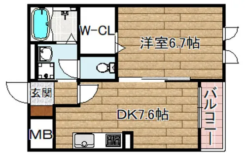 Sunny Villa【2階】の間取り