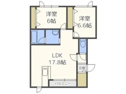 スピカ・クラージュ【1階】の間取り