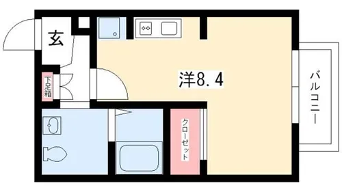 ライブコート丸の内【0702号室】の間取り