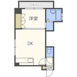 ヴィラ・ススキノ【5階】の間取り