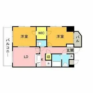 グラシア大濠【5階】の間取り