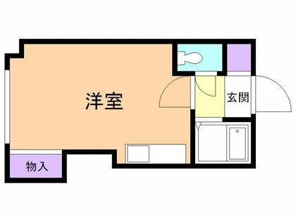 シャンポールA【101号室】の間取り