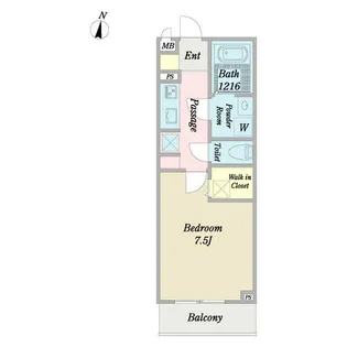 ピラストロ岡崎【0202号室】の間取り