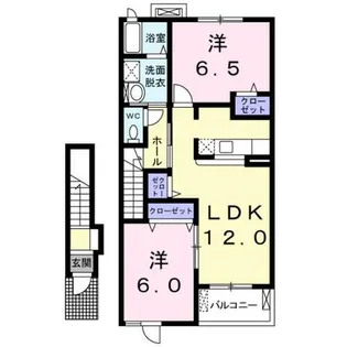 サンリットスクエア【2階】の間取り