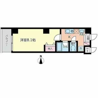 ベル黒川【3階】の間取り