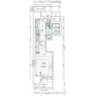 エステムコート名古屋泉プラチナムゲート【10階】の間取り