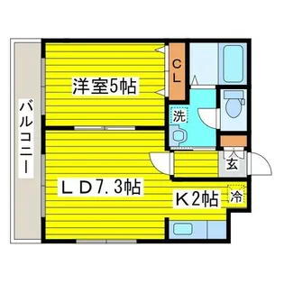 Wise Village N14【5階】の間取り