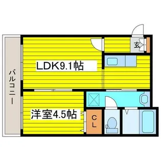 シリウスタウン【4階】の間取り