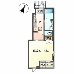 フォレスト【1階】の間取り