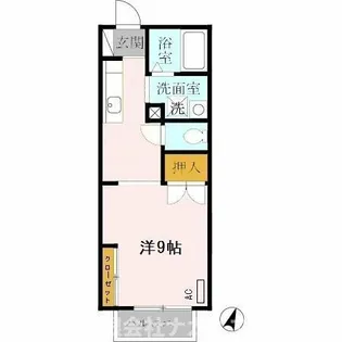 コンフォートハイツ滝野【1階】の間取り