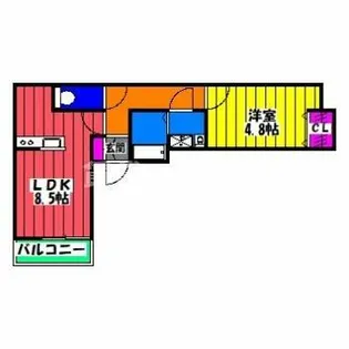 福岡県福岡市博多区板付7丁目【アパート】の間取り