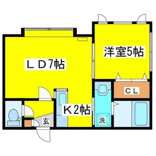 プレシャス15番館【2階】の間取り