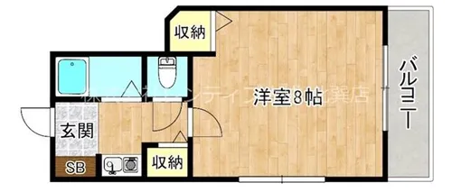 プラザ2丁目【1階】の間取り