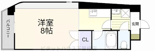 ジュネス壱番館【406号室】の間取り
