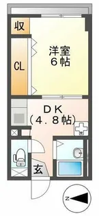 第一不二マンション【102号室】の間取り