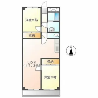 STプラザ御器所【8階】の間取り