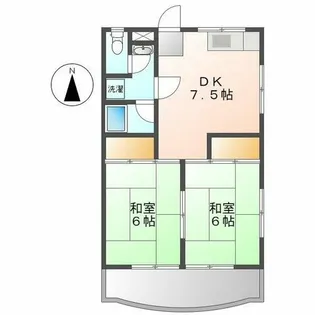 レジデンス光和102【1階】の間取り