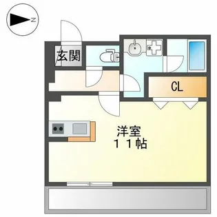 サンドリヨンゴキソ【1階】の間取り