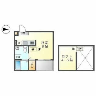 エミアス熱田【2階】の間取り