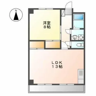 藤本コーポ【3階】の間取り