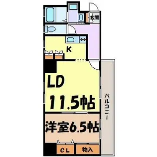 L.A上前津【10階】の間取り