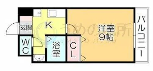 GARDENーONE【2階】の間取り