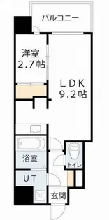 ミラージュパレス都島本通【9階】の間取り