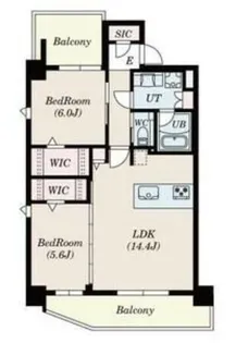 S-RESIDENCE藤崎balm【402号室】の間取り