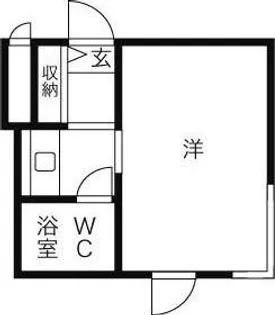 エクセレントハウス421【1階】の間取り