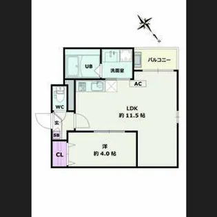 Jack matsunokiⅠ【1階】の間取り