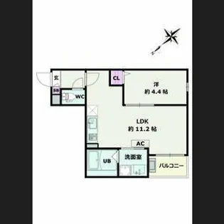 Jack matsunokiⅠ【1階】の間取り