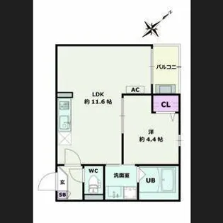 Jack matsunokiⅠ【1階】の間取り