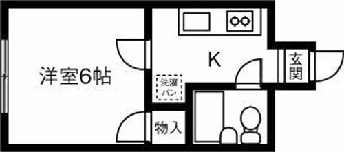 ドミール東山【102号室】の間取り