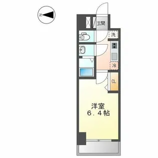 アステリ鶴舞ディオ【13階】の間取り