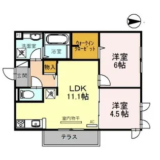 レオガーデン【2階】の間取り