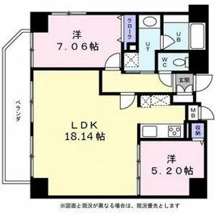 KDX泉レジデンス【5階】の間取り