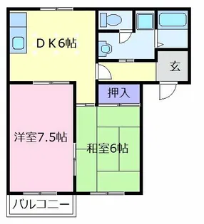 ロゼハイム【2階】の間取り