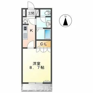 イーストヒルズ田原Ⅱ【2階】の間取り