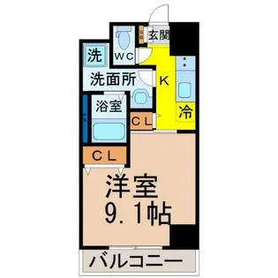 ISM今池【3階】の間取り