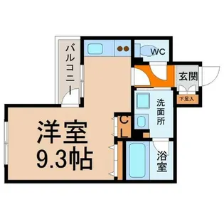 エルスタンザ千代田【5階】の間取り