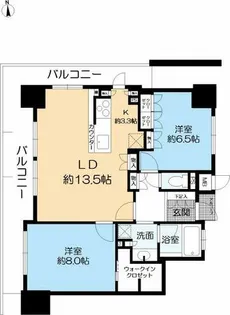 BELISTA神戸旧居留地【18階】の間取り