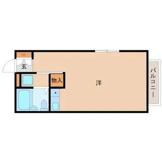 1Rの間取り画像