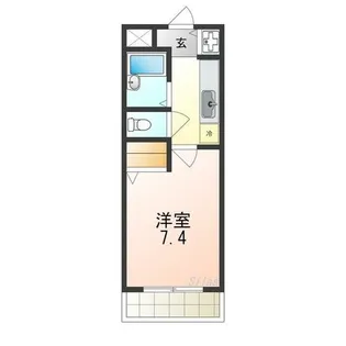 サンリゾート21【1階】の間取り
