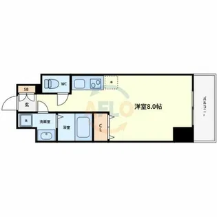 ルミノーサ堺【3階】の間取り